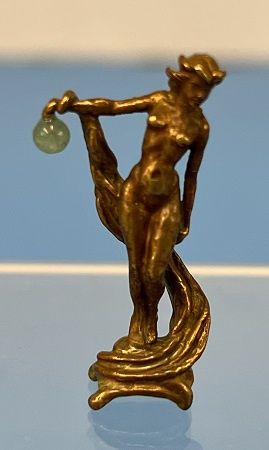 Nude Holding Jade Ball in Bronze by Jim Pounder jplady08