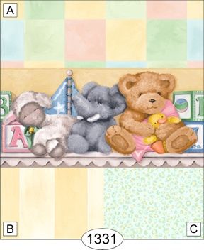 Nursery Shelf - Beige WAL1331