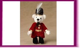 Nutcracker Bear in Red Velvet WB700