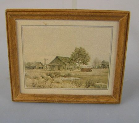 Old Farmhouse and Barn ch22668