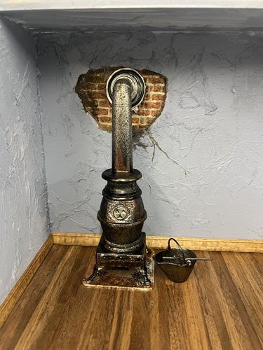 Old Pot Belly Stove mc915x