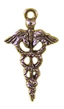 Medical Caduceus Sterling Silver CAR7140