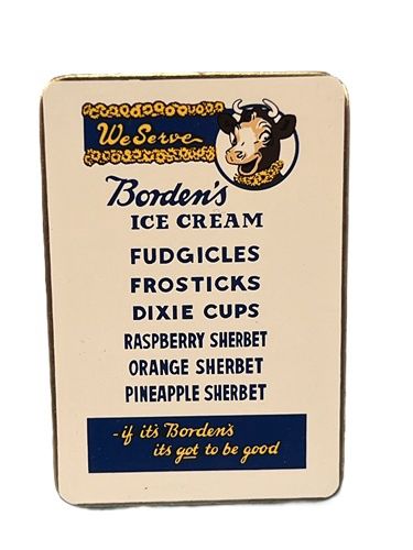 Metal "Borden's" Dairy Sign cn0297