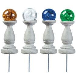 Mini Gazing Ball - amber JER61060