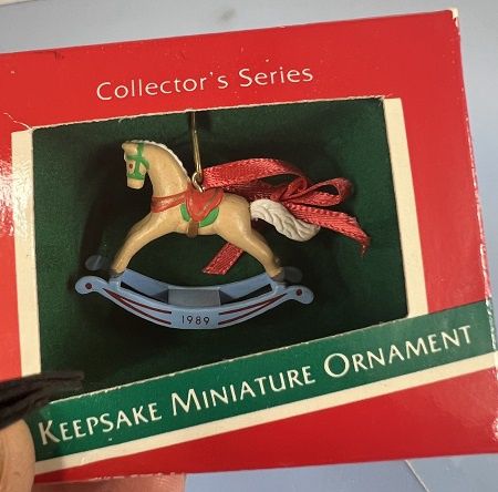 Miniature Rocking Horse Ornament ch22366