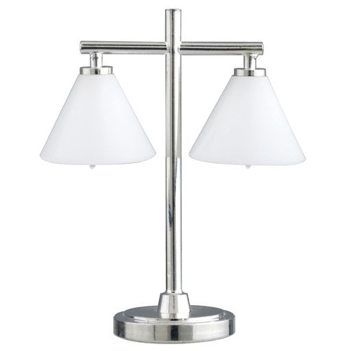 Mod Tbl Lamp 2/Cone Shade Table Lamp hw22.95