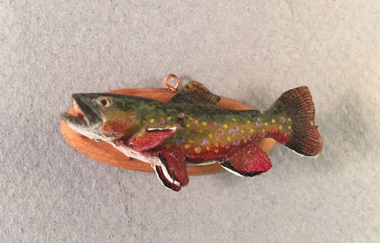 Mounted Brook Trout plt06