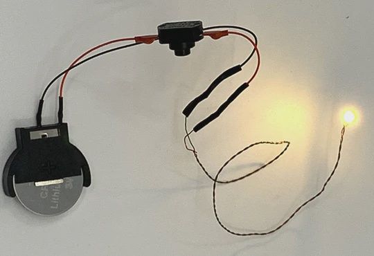 Nano Chip Single Light with Battery NHPO