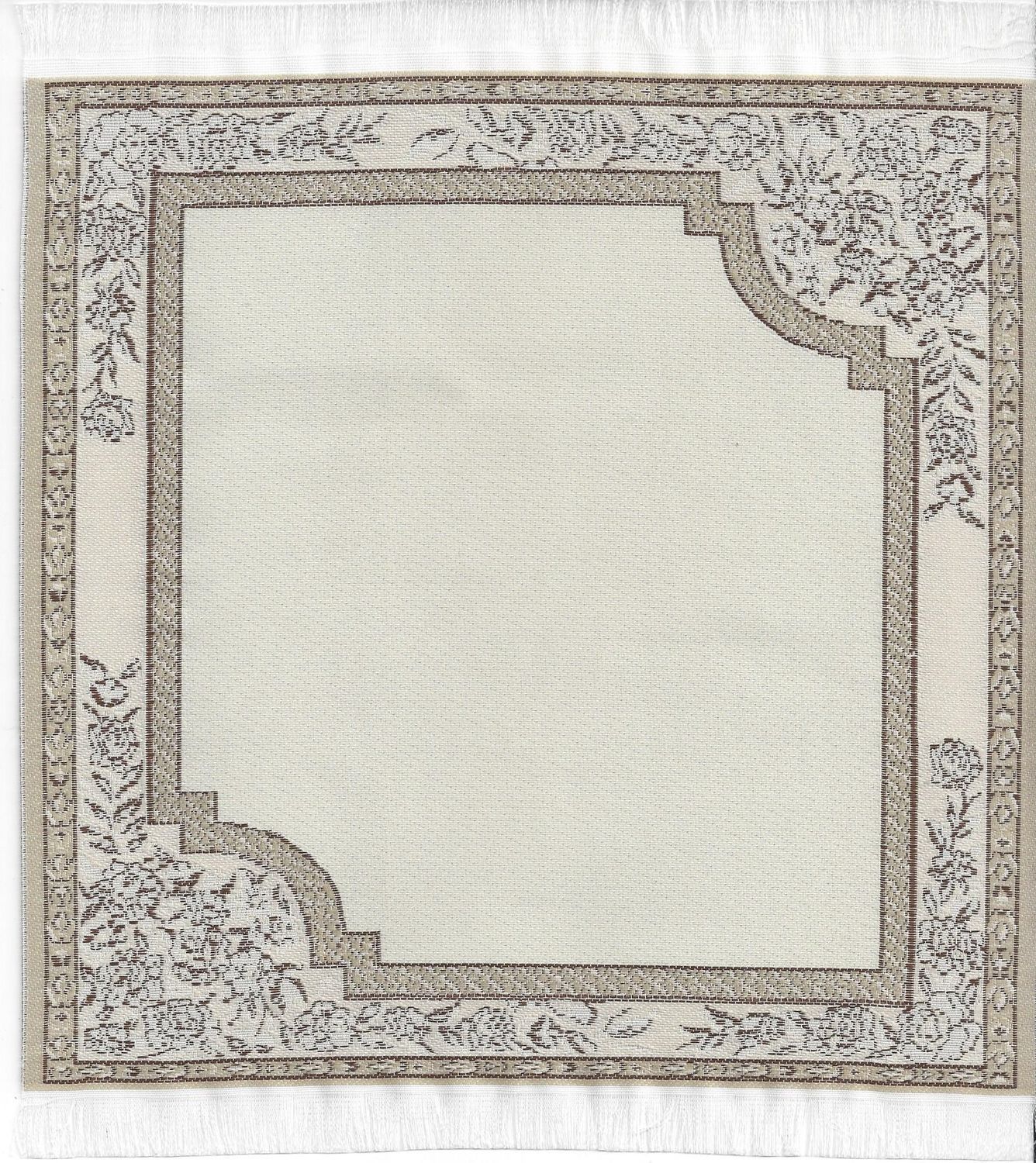 Neutral Colored Woven Rug and Runner mc05728