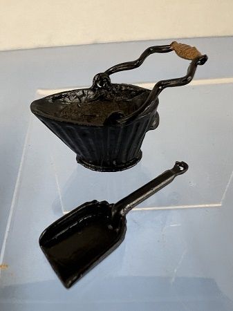 Old Fashioned Coal Bucket and Shovel ch22322