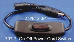 On/Off Power Cord Switch 707-7