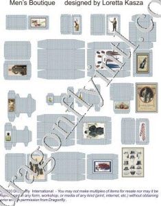 Men's Boutique Blue - Sheet of Boxes sb302