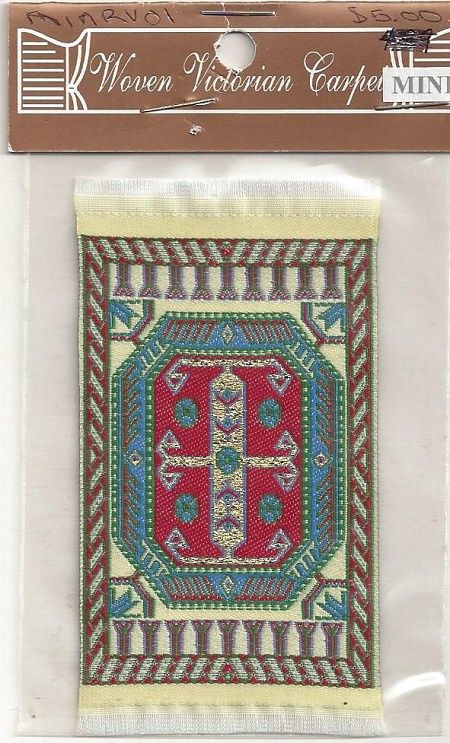 Mini rug 2" x 4" Wovenminicarpet