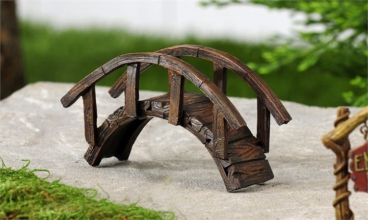 Mini World Garden Arched Bridge Decor gc705290