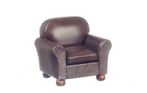 NEW BRN.LEATHER CLUB CHR. azt6502