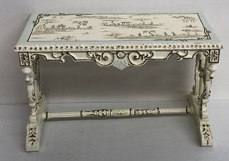 Off White Oriental Table BES3272gfb
