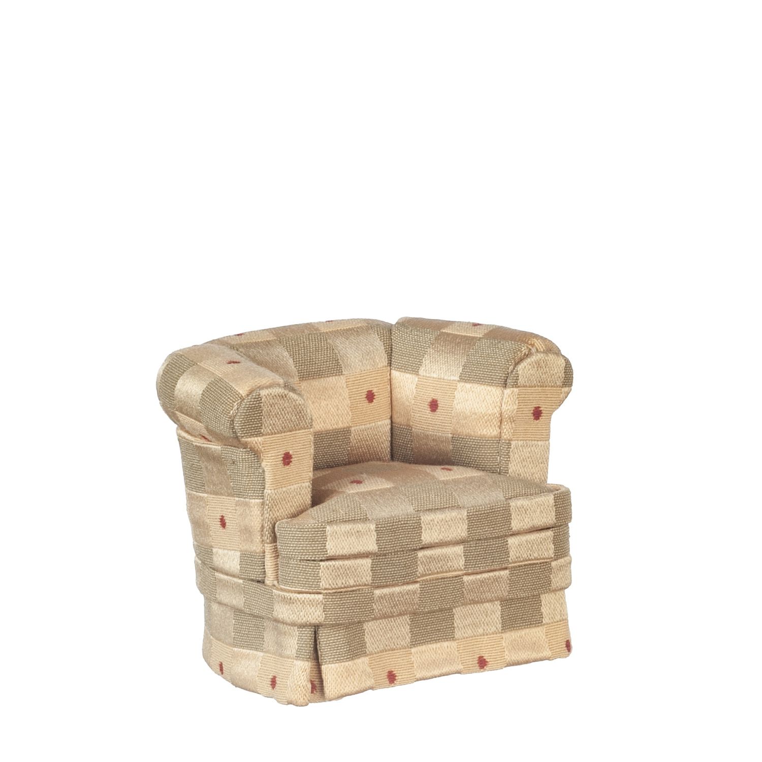 Olive/Gold Armchair JJ02419D