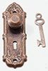 Opryland Door Handle Set with Key cla05577