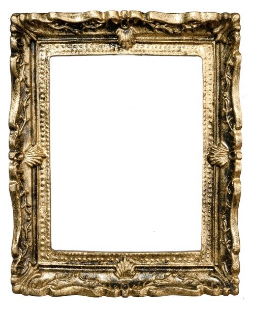 Ornate Gold Frame, 2.25X3 azb0422