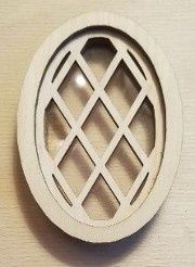 Oval Diamond Non Working Window al2138