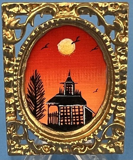 October Night oil painting lv2233