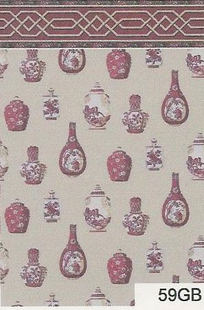 Oriental Vase Burgundy 59GB wal59gb