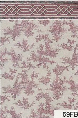 Oriental Vase Burgundy 59FB wal59fb