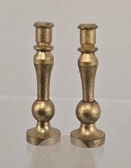 Pair of Tall Brass Candlesticks mc1022x