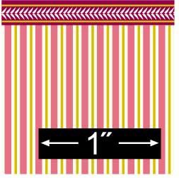 Palmette - Crimson BPHKT104-2