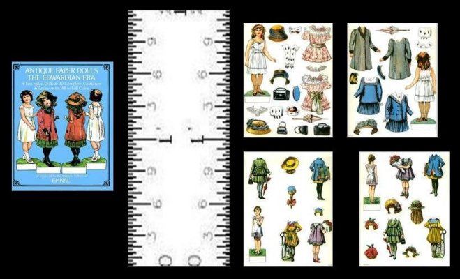 LB3 Paper Dolls - Antique Edwardian