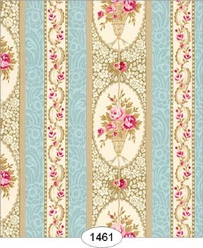 Parisian - Floral Stripe WAL1461