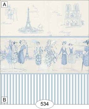 Paris in blue wal0534