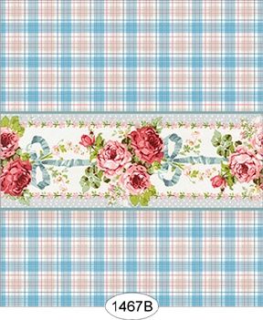 Penelope Plaid - Blue WAL1467B