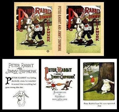 LBrab-9 Peter Rabbit &amp; Jimmy Chipmunk