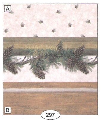 Pine Cone Garland 297 wal297