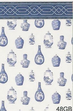 Oriental Vase Indigo 48GB wal48gb