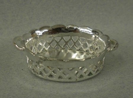 Oval Silver Basket A3962