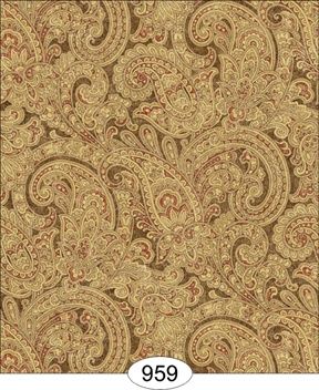 Paisley 1 - Olive WAL0959