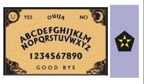 Ouija Board and Puck TIN1079