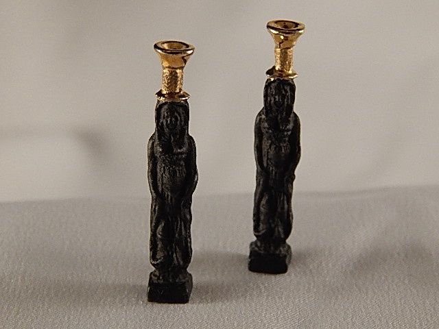 Pair of Caryatid Candlesticks lh672