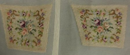 Petit Point Chair Covers in Cream auc228402C