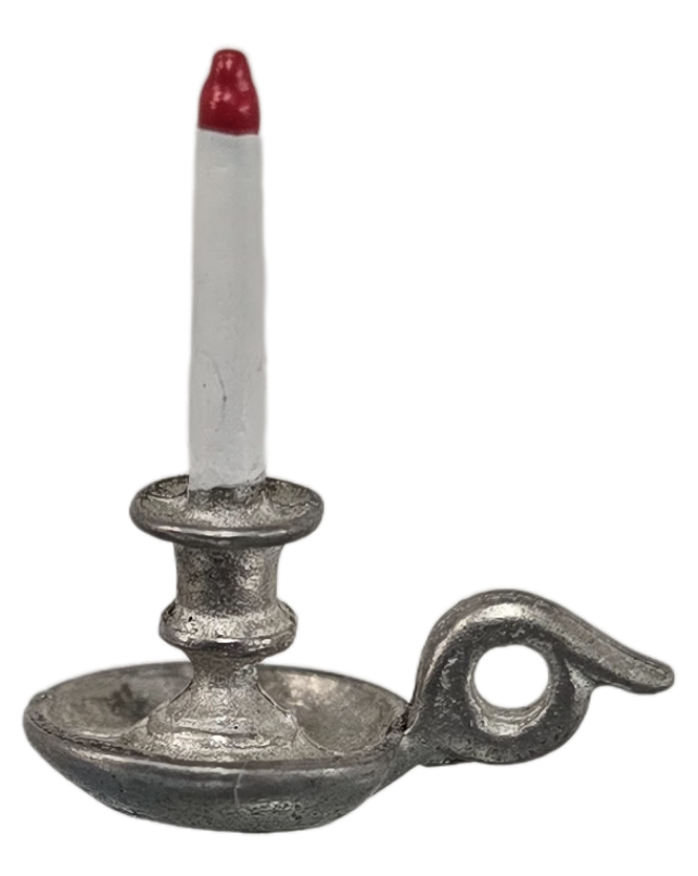 Pewter Tone Chamberstick mc031160