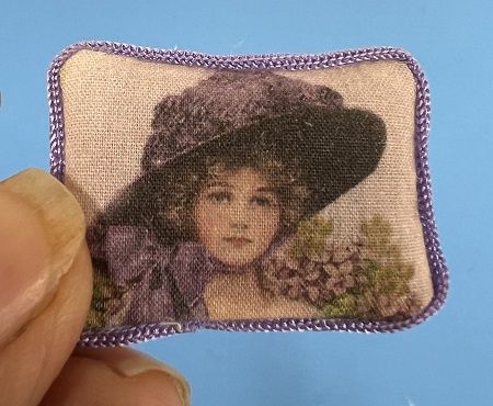 Pillow of Lady in Fancy Hat lv355