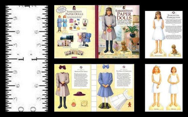 LBpdag1 Paper Dolls (American Girl) Samantha