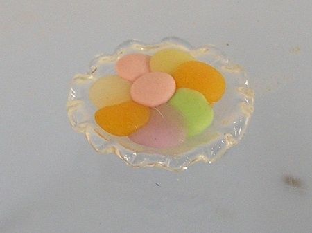 Pastel Cookies on a Clear Plate ala520