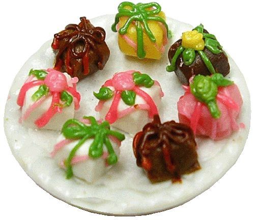 Petit Fours Glaces-Floral Designs k005