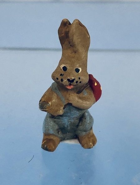 Painted Bunny in Blue Pants mc04369