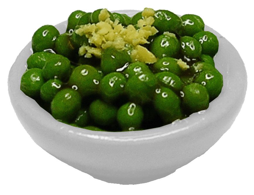 Peas in a white bowl f542