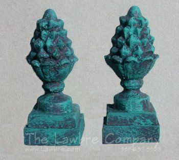 Pineapple Finial - Pair 0419-(V)