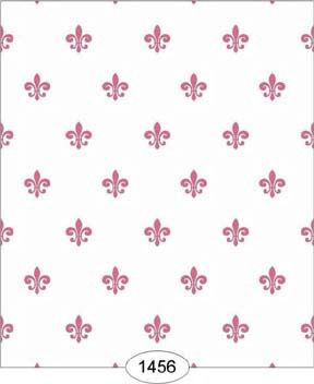 Princess Fleur De Lis - Pink on White WAL1456